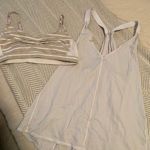 GUC: Lululemon bra and top set